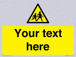 Custom Warning children Sign